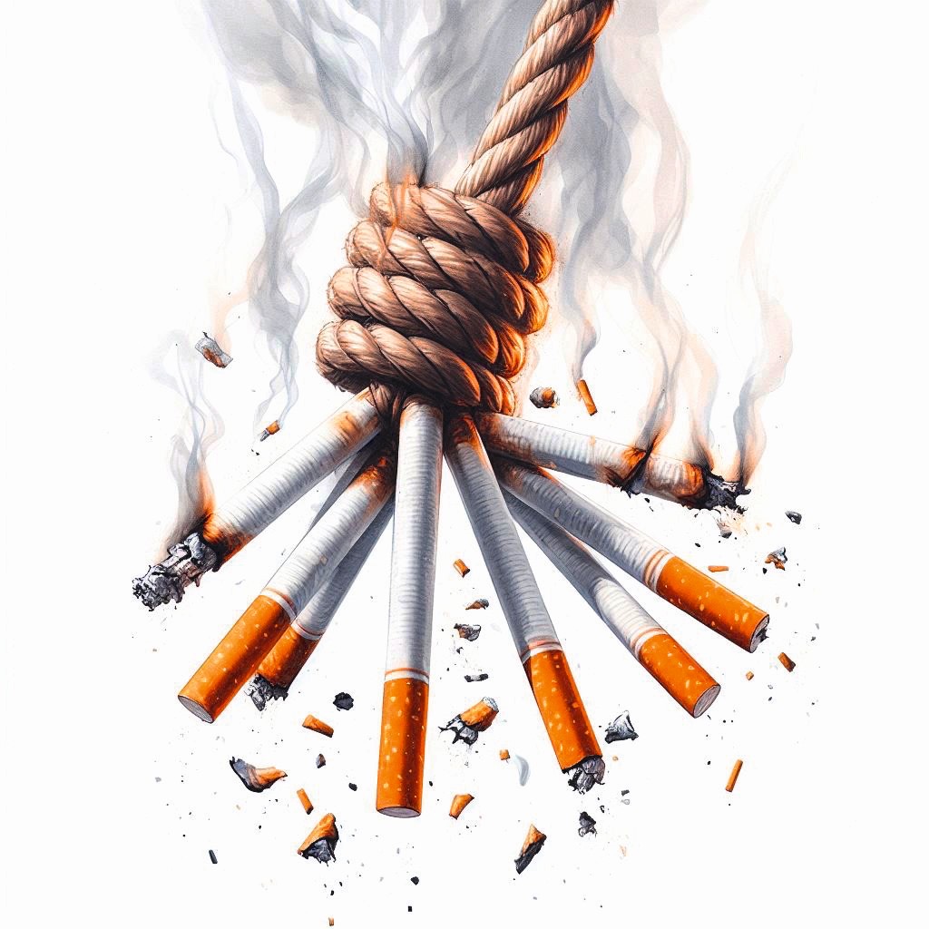 Ilustrasi rokok ilegal