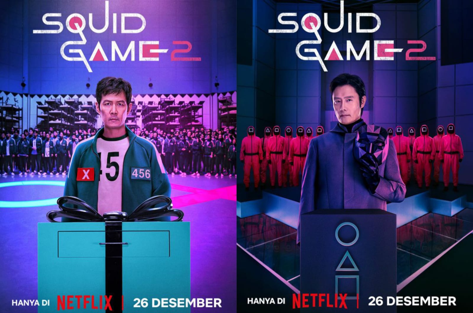 Squid Game: Season 2 akan tayang pada 26 Desember 2024 di Netflix.