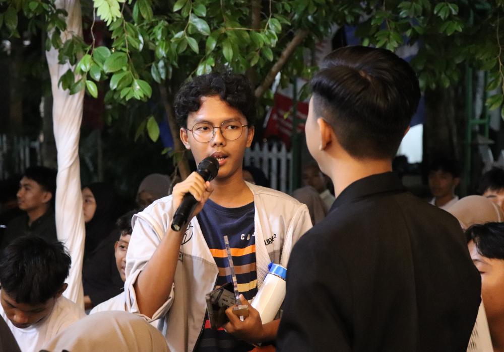 MC memberikan kuis kepada peserta RFF 2024.