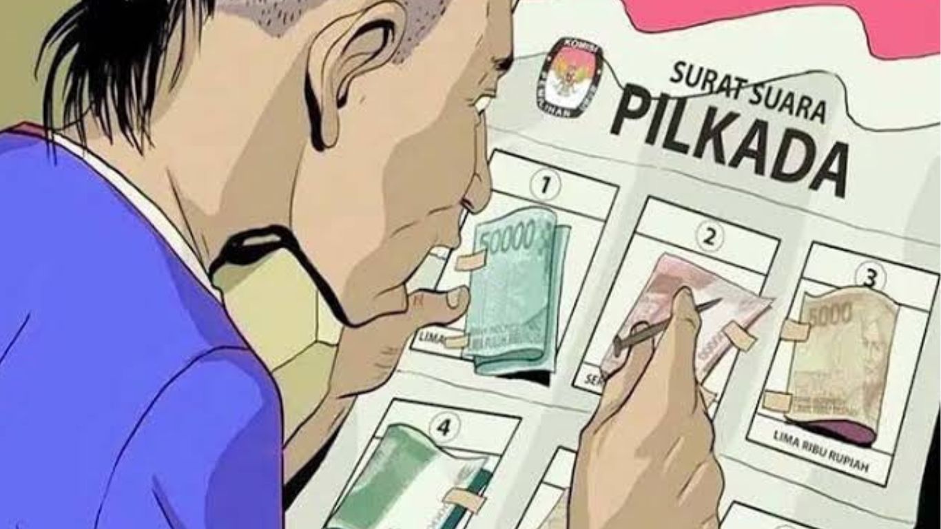 Ilustrasi botoh pilkada. (radarberau.com)