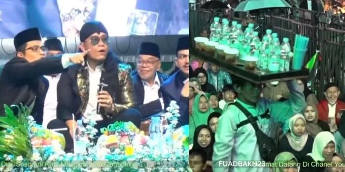 GERAM : Gus Miftah saat menghina Pak Suharji penjual es teh saat di pengajian
