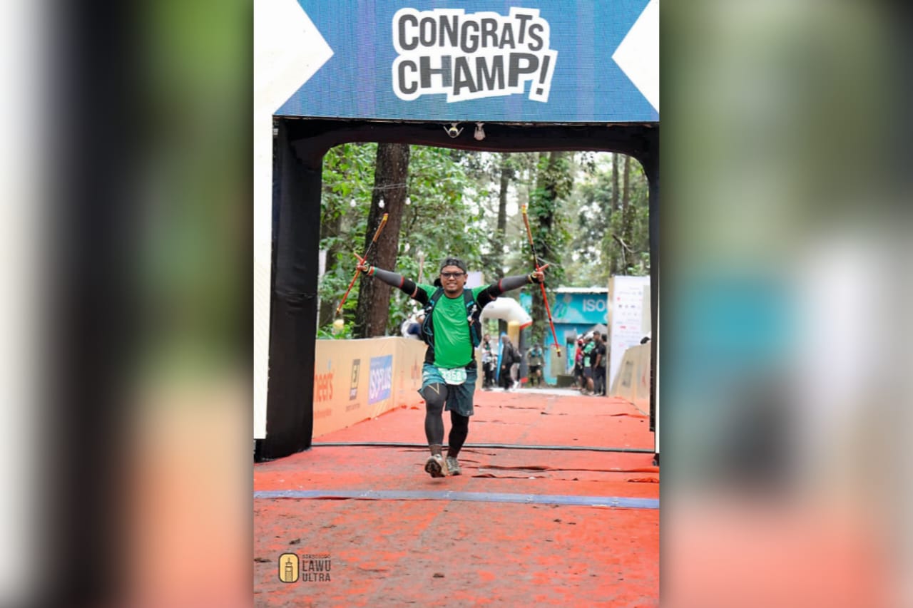 dr Raditya Mirza saat mengikuti salah satu event olahraga lari.