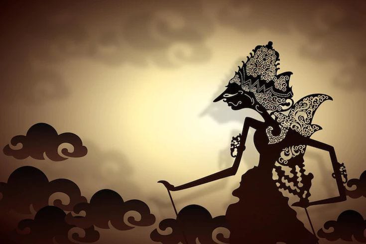Ilustrasi pergelaran wayang kulit.(Freepik)