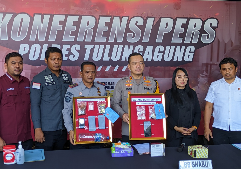 Kolaborasi apik Polres dan Lapas Tulungagung hingga berhasil gagalkan upaya penyelundupan narkoba kepada warga binaan.