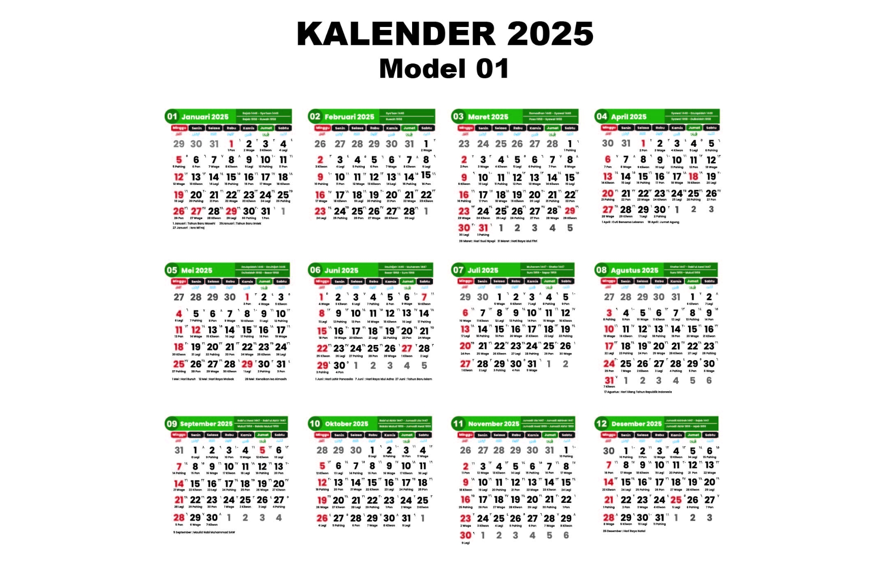 Model kalender 2025 (vectorez.biz.id)