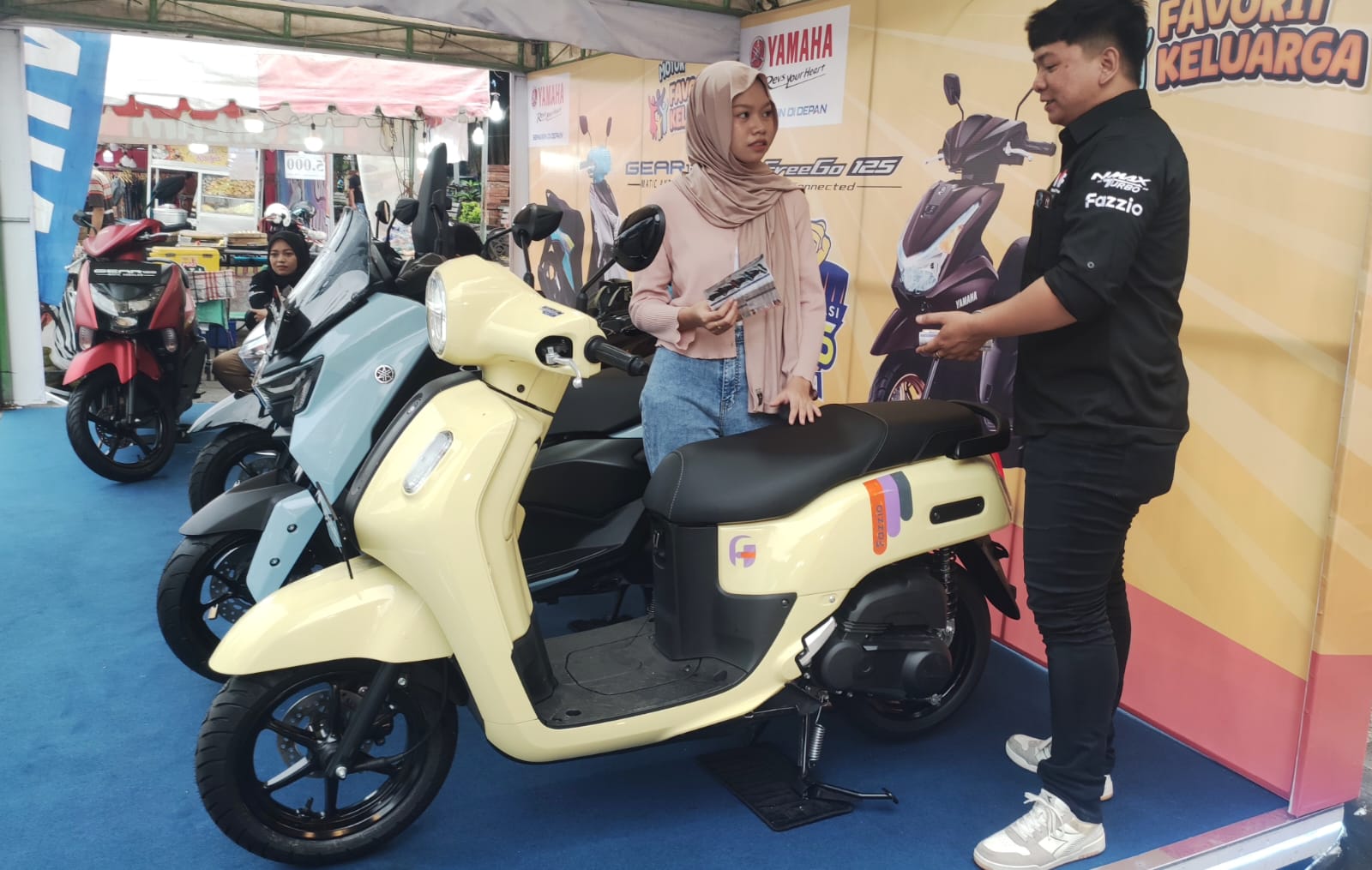 MODIS : Yahama Fazzio Hybrid Connected yang masih digemari kawula muda dengan desainnya yang retro dan modern.