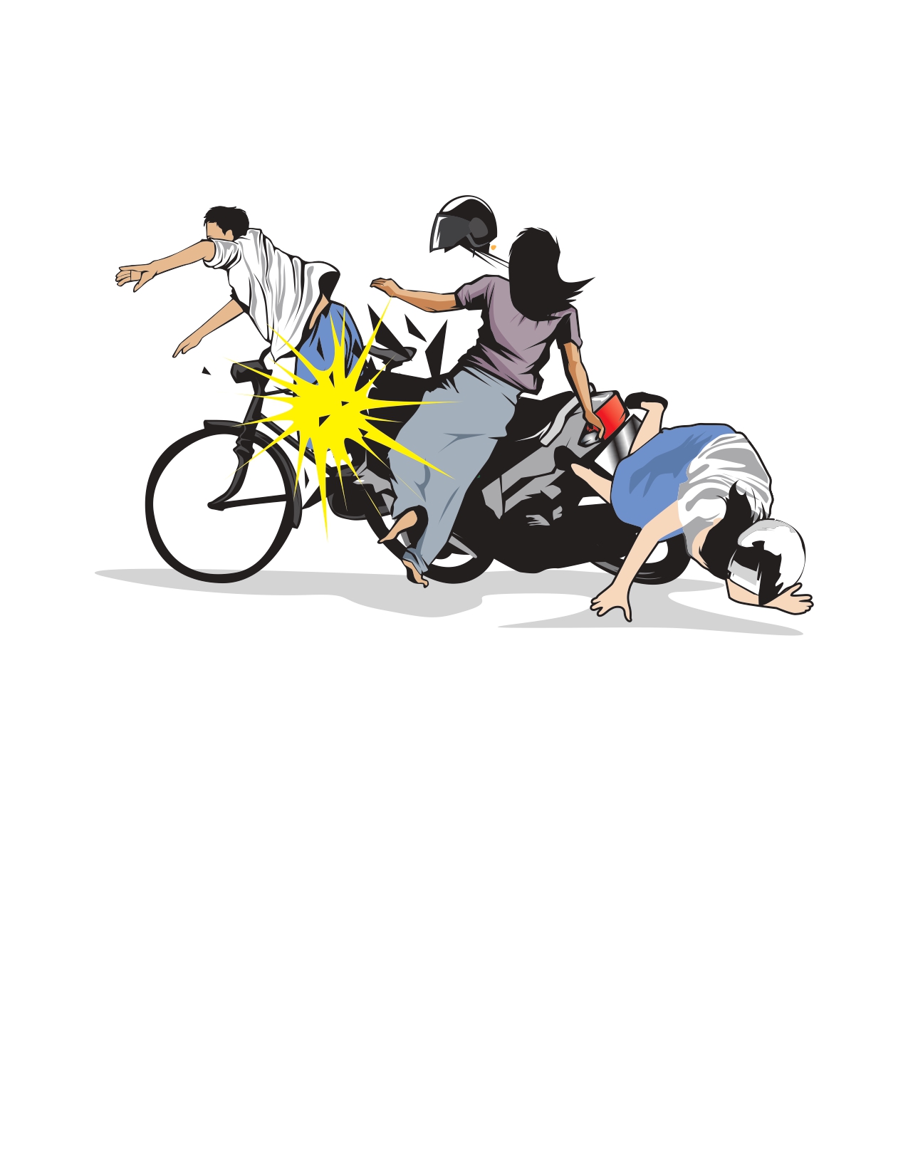 ilustrasi kecelakaan