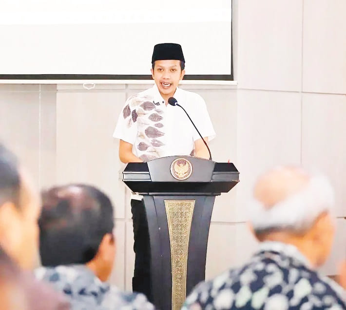 SEMANGAT: Wabup Terpilih Syah Muhammad Natanegara
