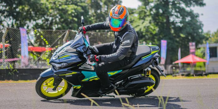 AEROX TRACK DAY, Enjoy Sensasi Berkendara Super Sport AEROX ALPHA di Lintasan Sirkuit