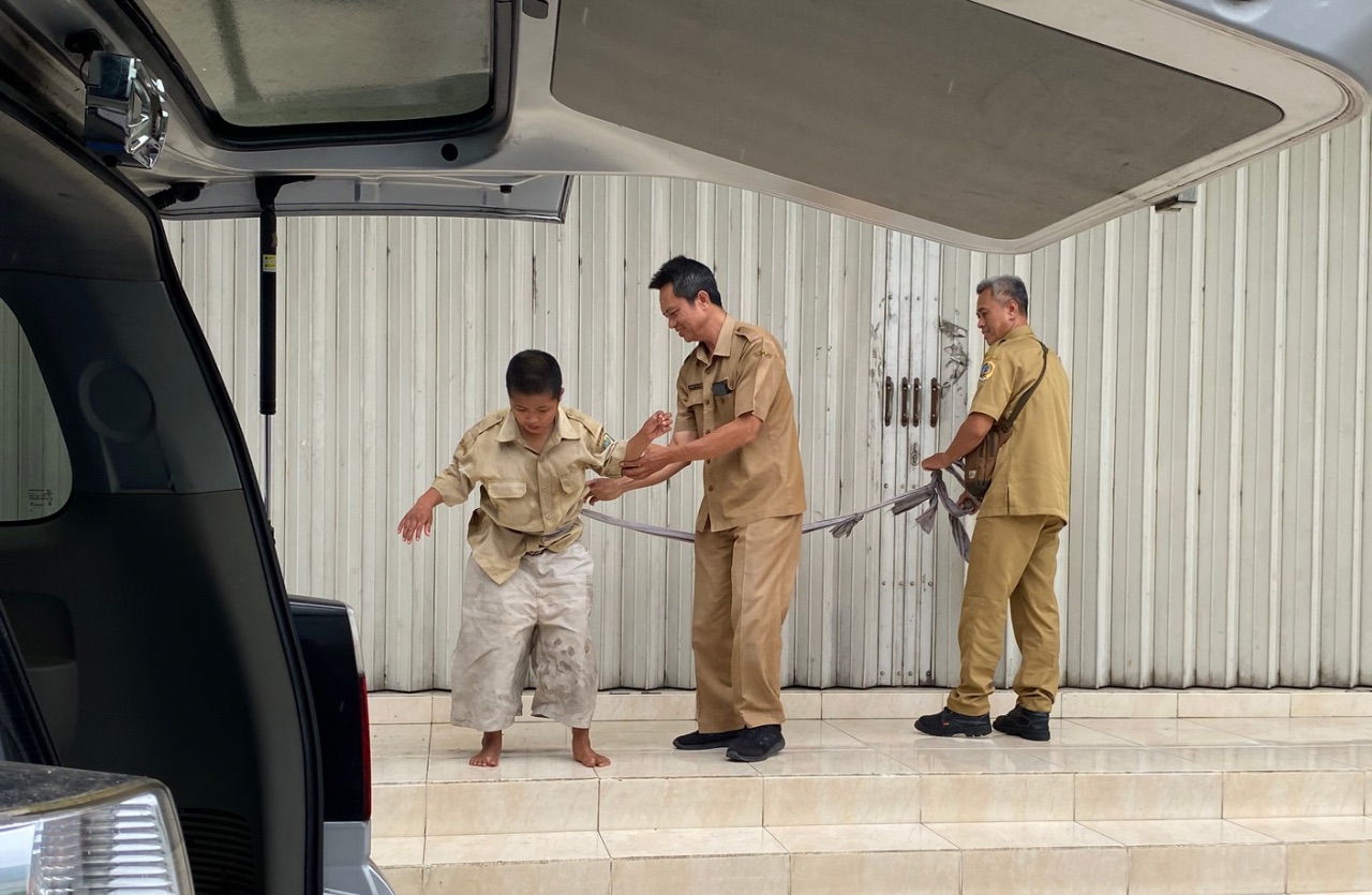 Dinkes Tulungagung berhasil evakuasi ibu dan anak dalam ODGJ.