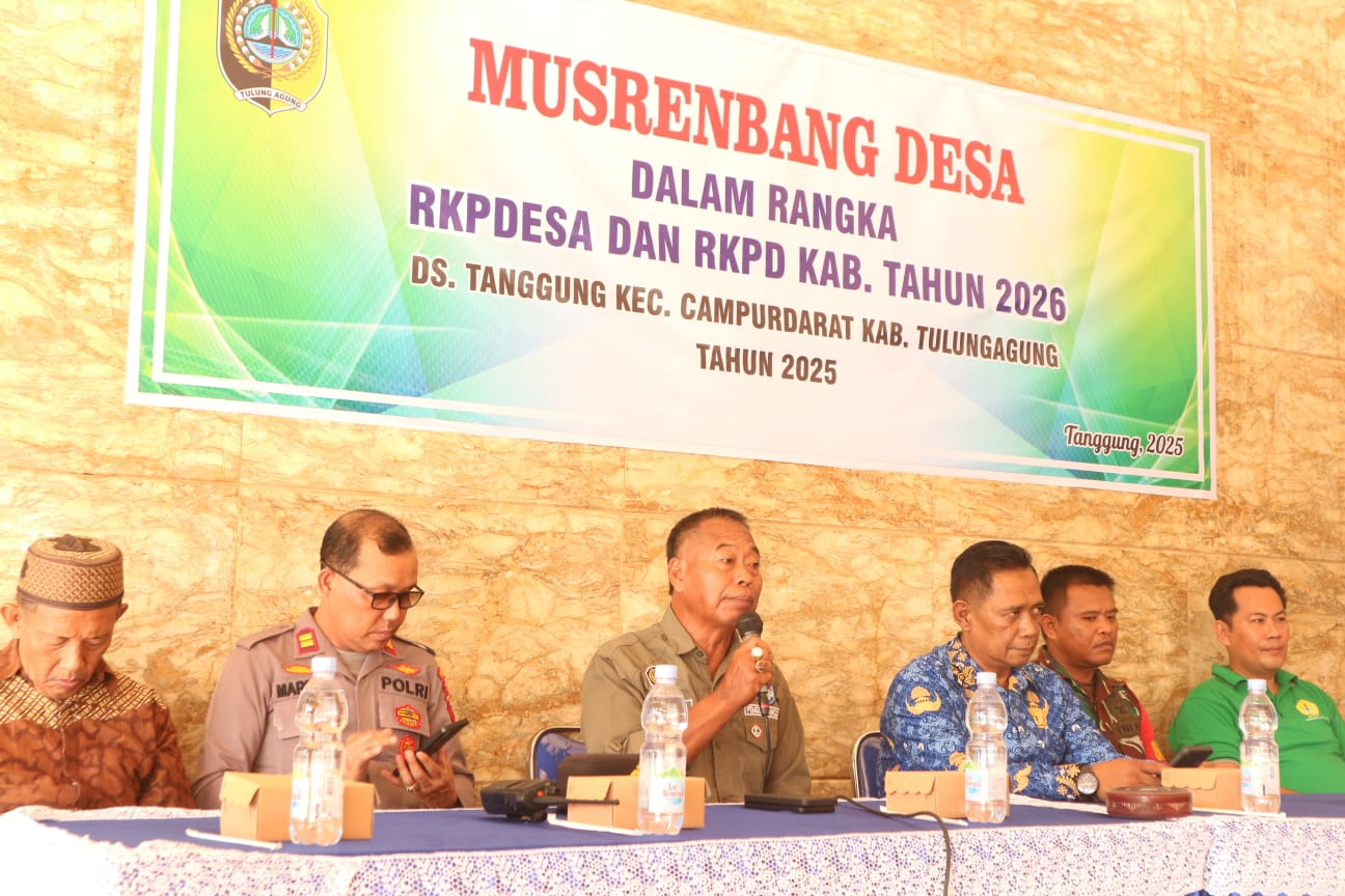 LANCAR: Suasana  Musrenbang Desa  Tanggung, Kecamatan  Campurdarat yang  menghasilkan  beberapa  prioritas  pembangunan