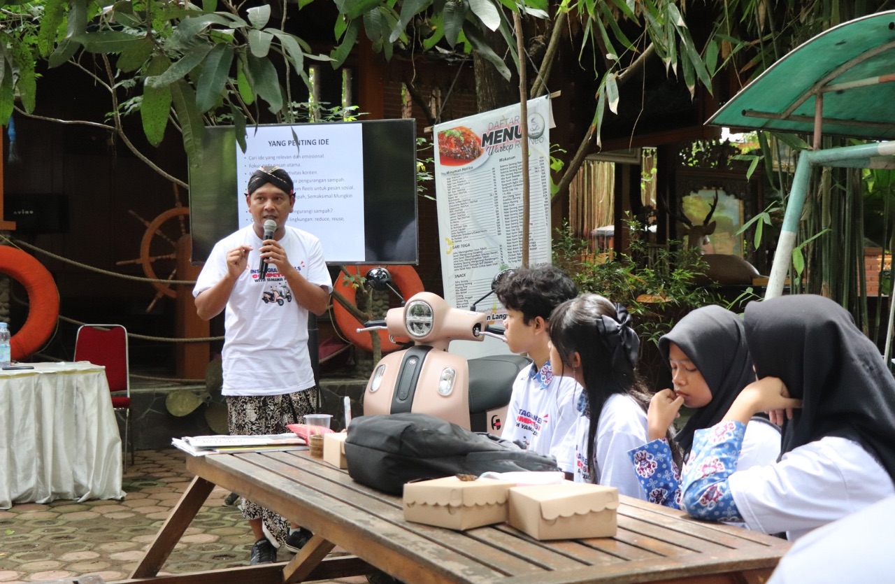 Tahapan coaching class event instagram reels competition di Lotus Garden Cafe and Resto Tulungagung