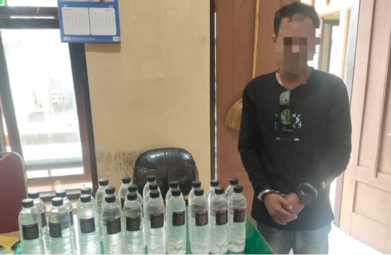 Jadi penyebab konflik perguruan silat, puluhan miras diamankan petugas