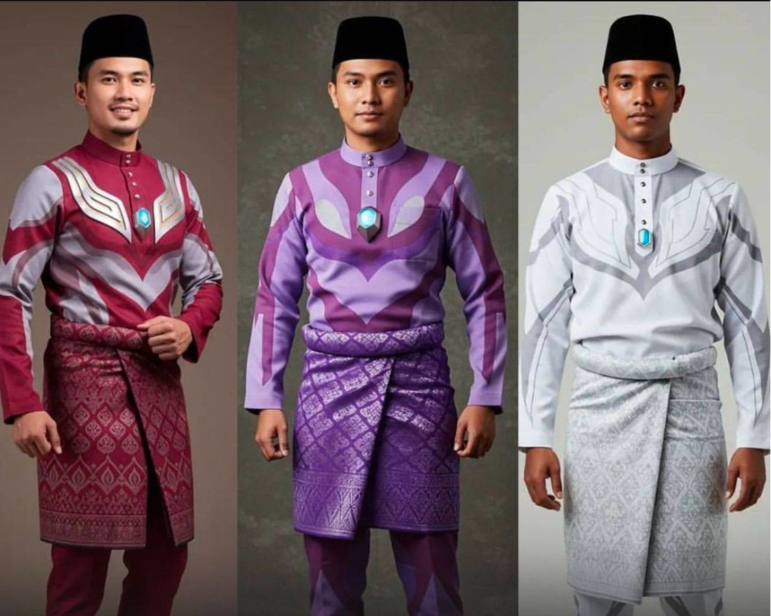 Rekomendasi baju hari raya bertema ultramen ramai di respon netizen