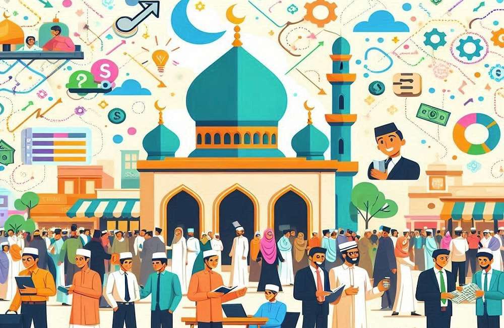 ilustrasi bisnis yang dilakukan saat ramadhan