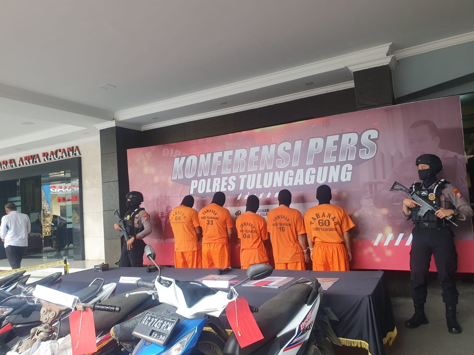 Polres Tulungagung berhasil mengungkap kasus curanmor di Tulungagung