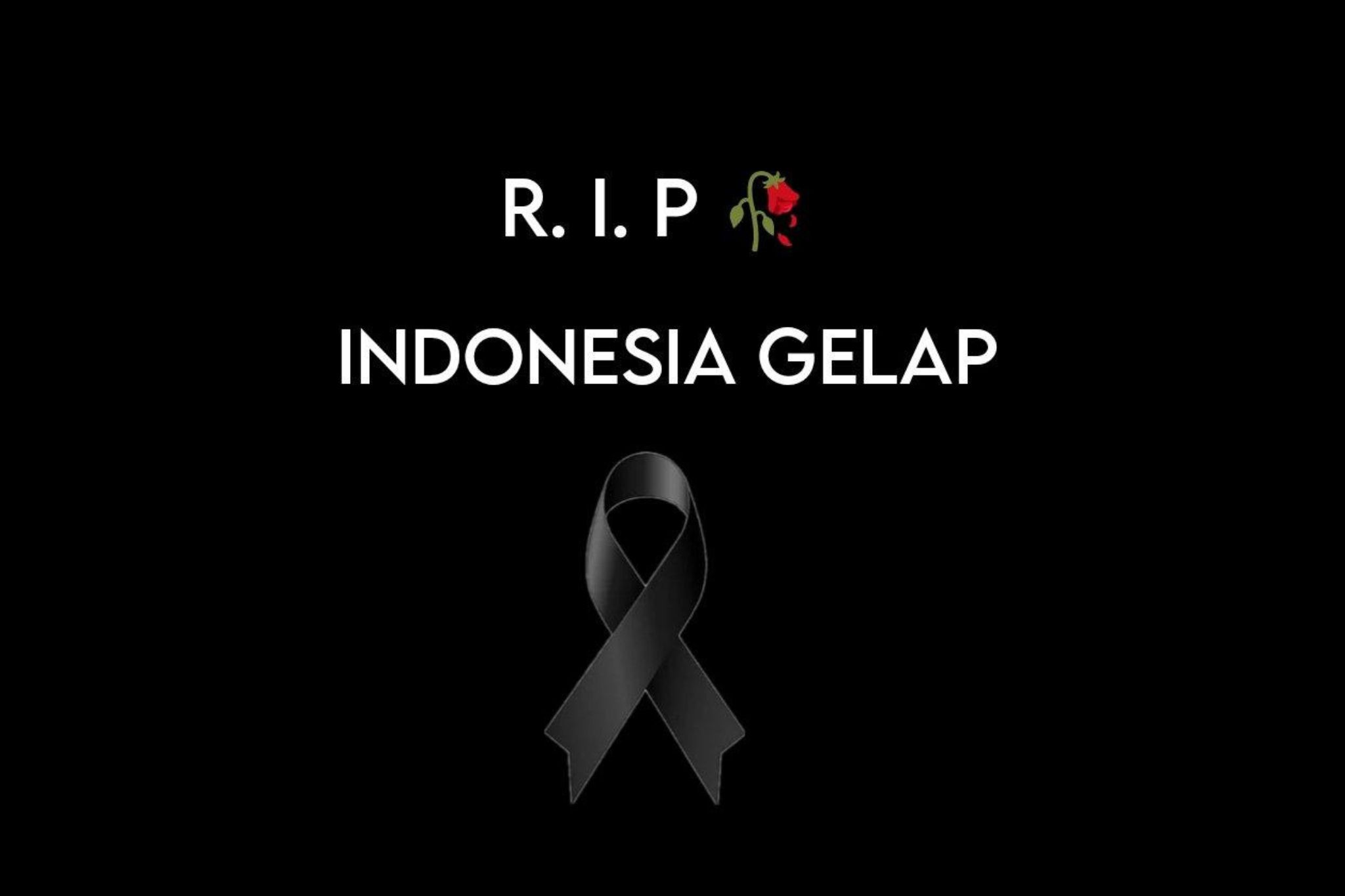 Tagar Indonesia Gelap di platform X (junoot)