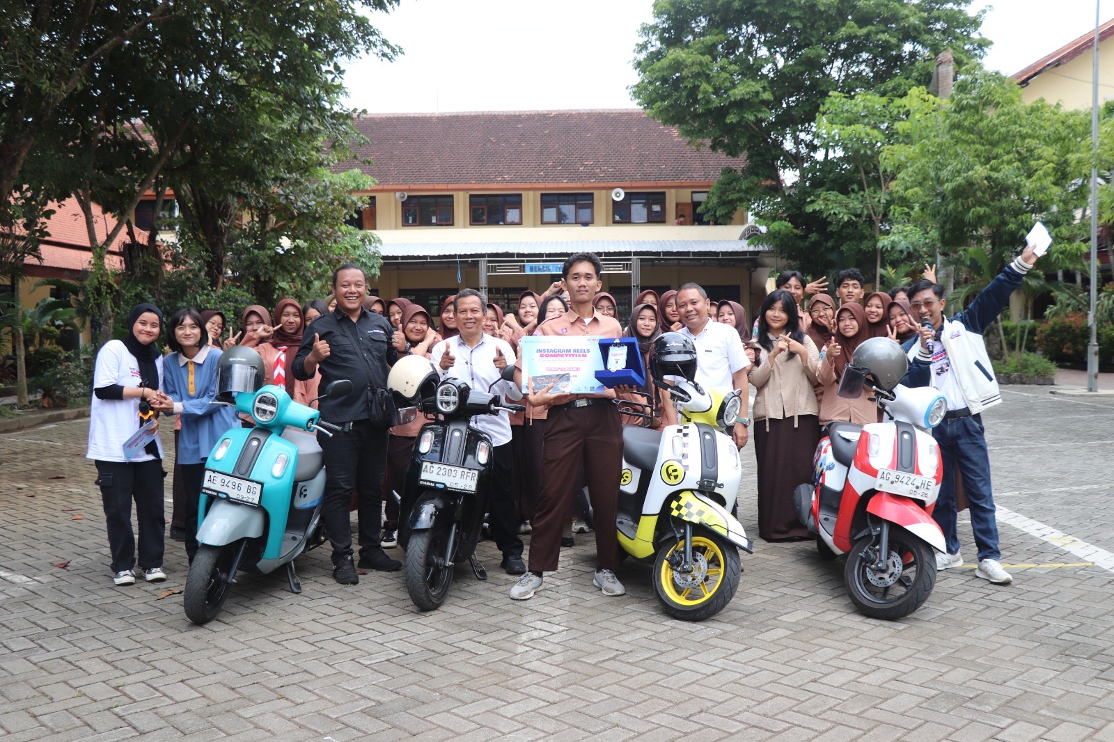 Meriah kegiatan puncak Instagram Reels Competition berlabuh ke SMAN 1 Kauman