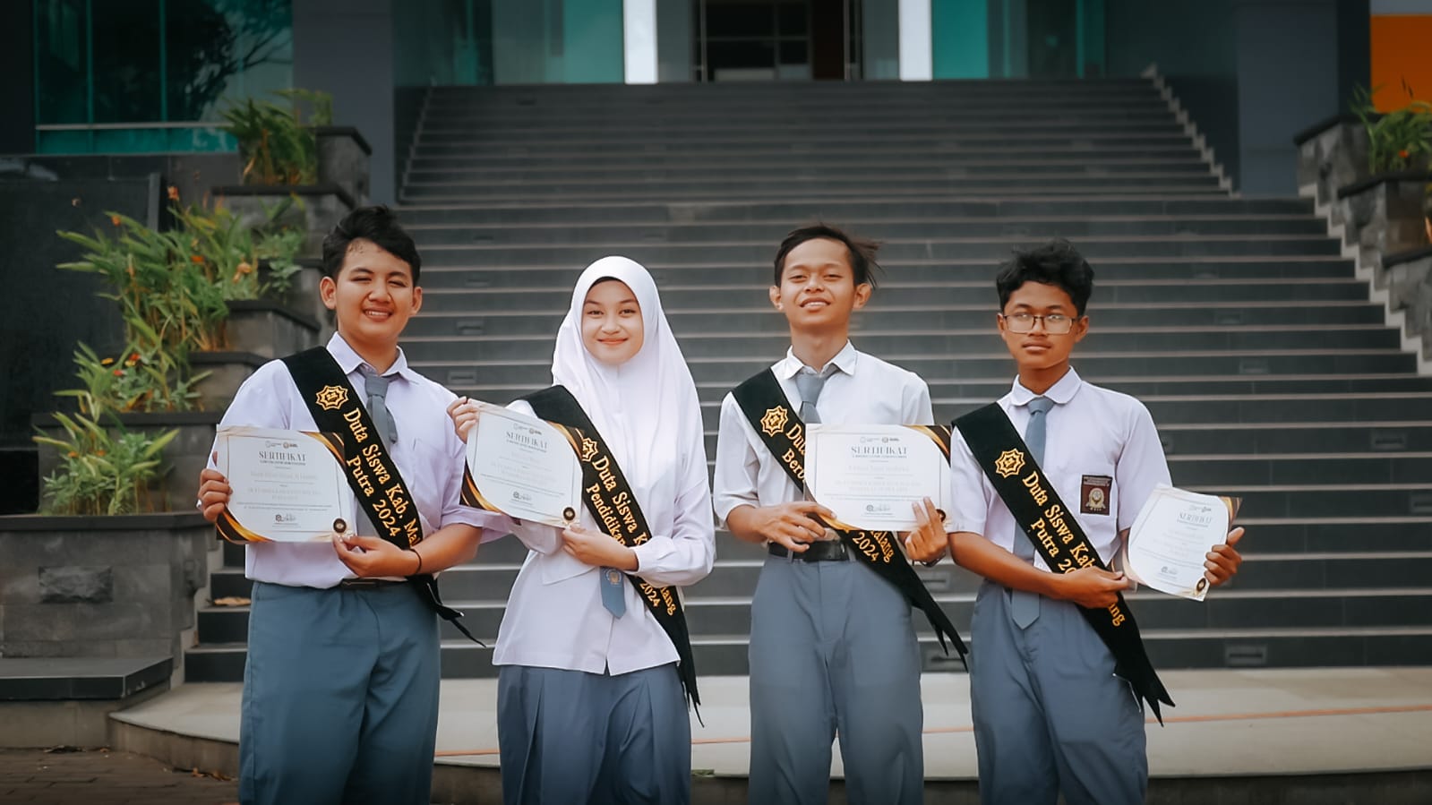 Firli saat menjadi Duta Siswa Berbakat Putra Kab. Malang