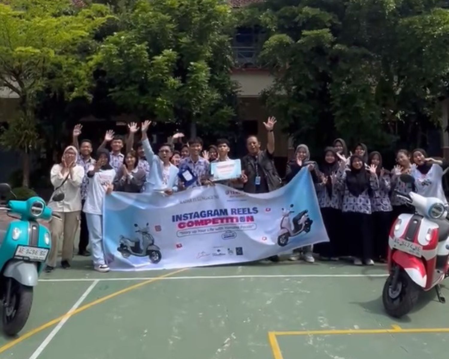 SMAN 1 Kedungwaru jadi sekolah terakhir penyeragan penghargaan dalam rangkaian Instagram Reels Competition