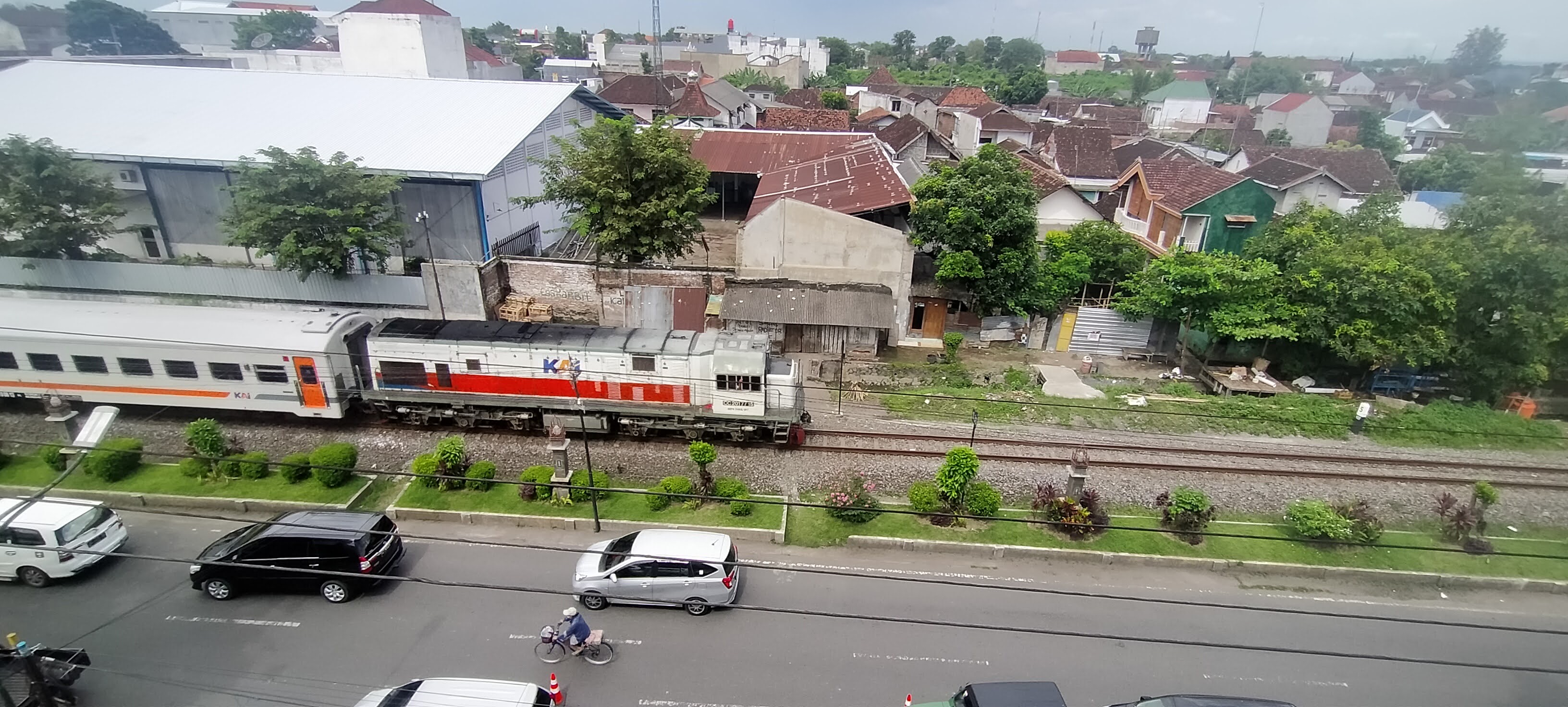 Nampak area Perkotaan Tulungagung dari atas