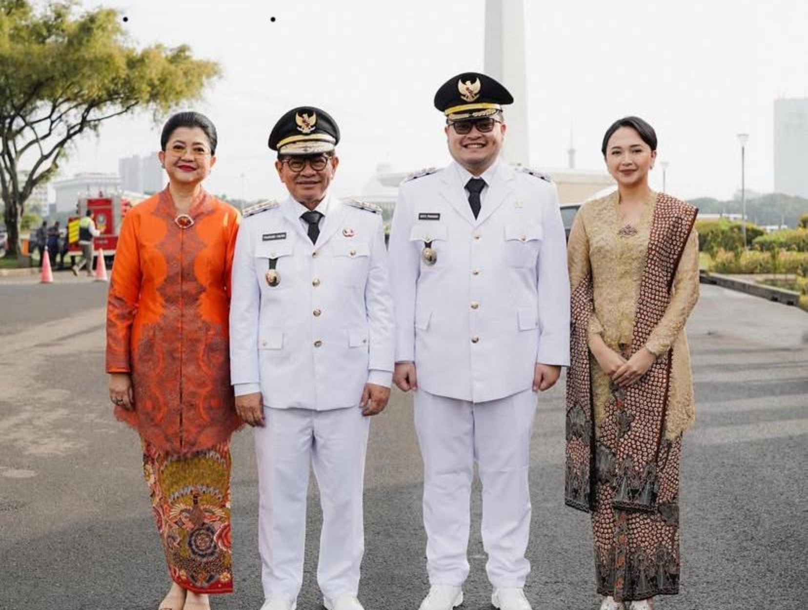 Gubernur DKI Jakarta Pramono Anung dan Bupati Kediri Hanindhito Himawan Pramono. (Tangkapan Layar Instagram Pramono Anung)