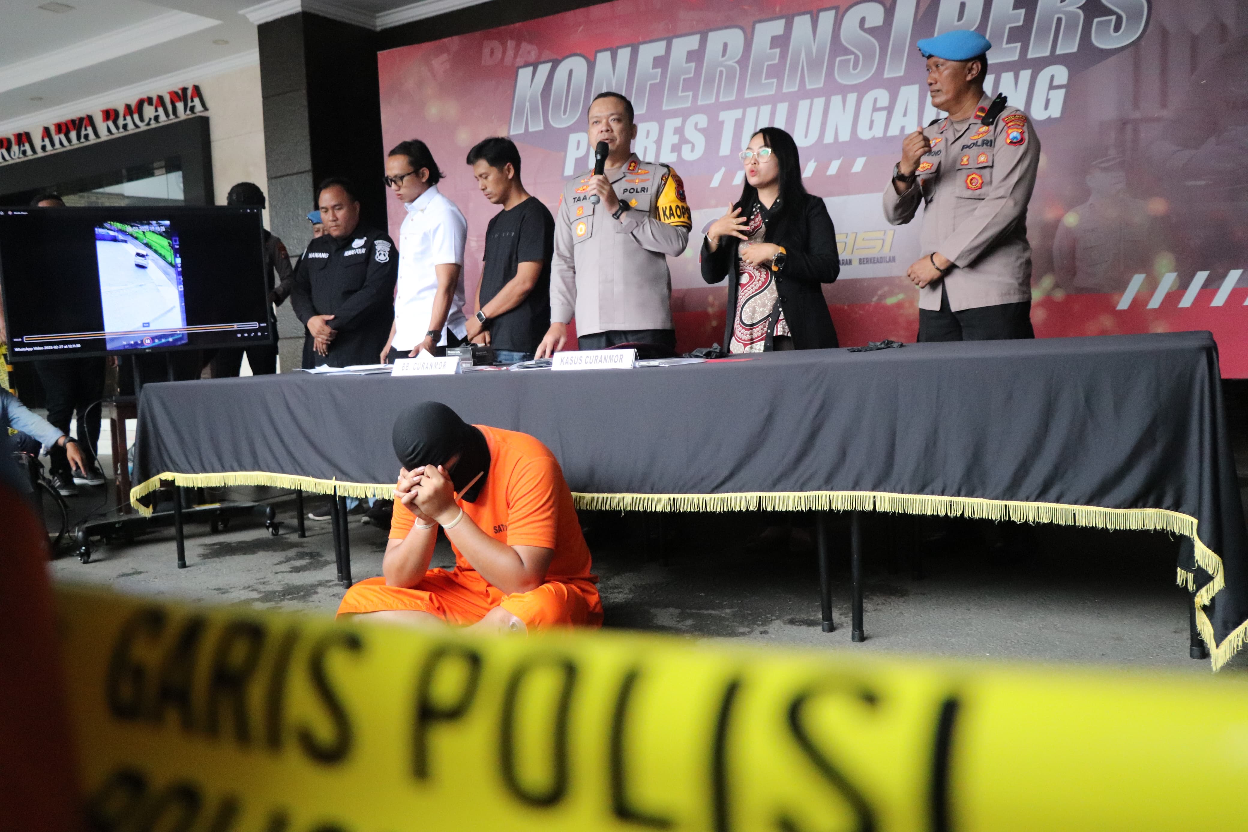 Berikut kronologi pencurian mobil di K-Cunk Motor Tulungagung