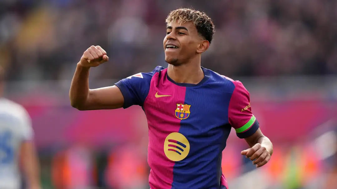 Lamine Yamal, pemain muda andalan di skuad FC Barcelona.