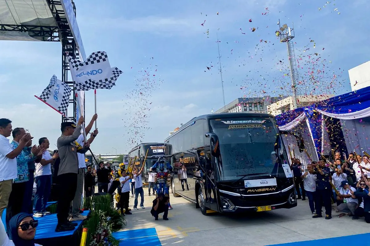 Ilustrasi suasana pelepasan keberangkatan "Mudik Gratis bersama Pelindo Group" di Pelabuhan Tanjung Priok, Jakarta, Kamis (4/4/2024).