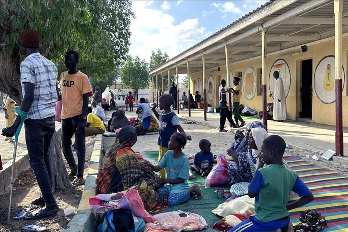 Arsip - Para pengungsi krisis kemanusiaan di Sudan.