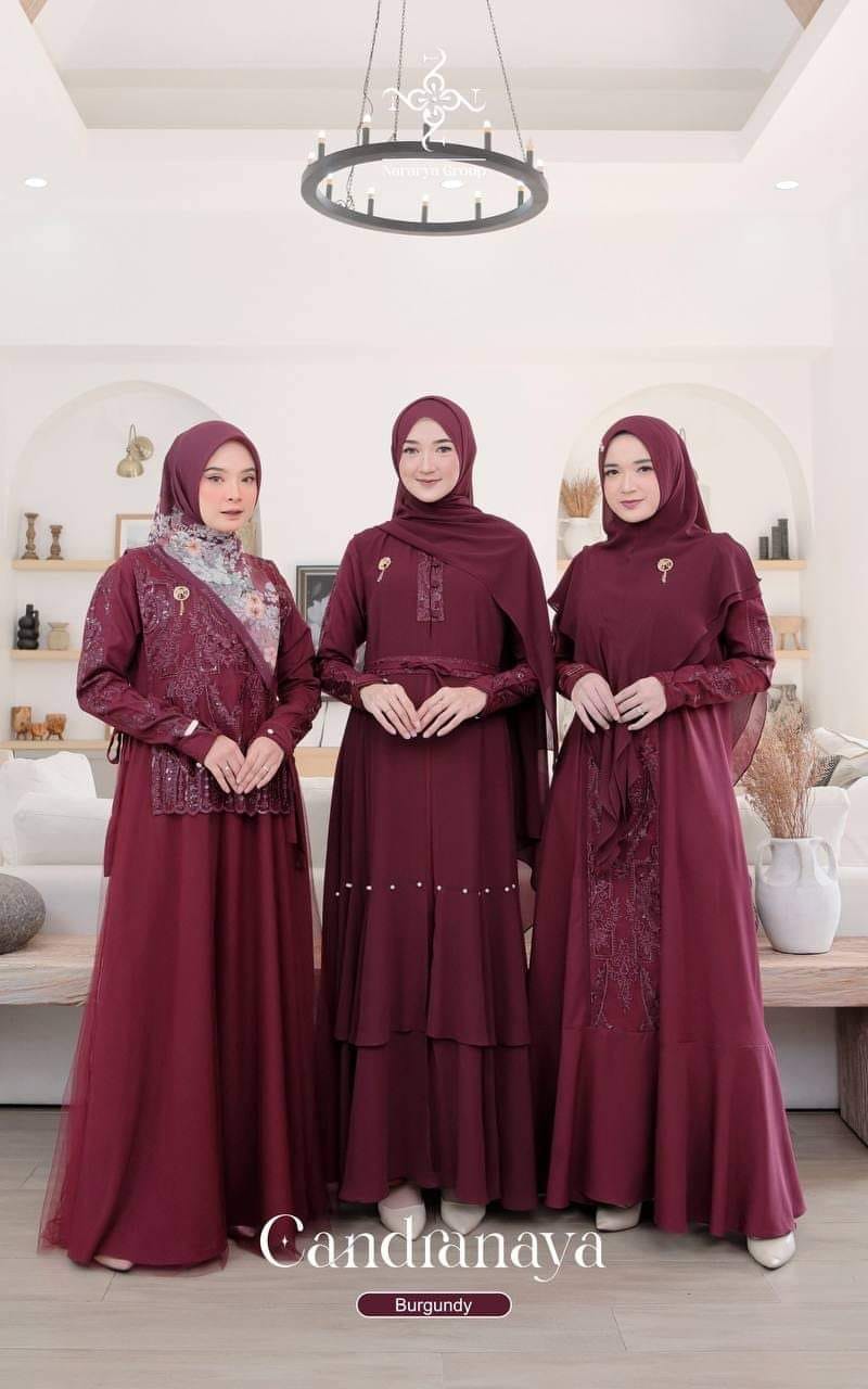 Burgundy diprediksi menjadi salah satu trend warna baju lebaran 2025
