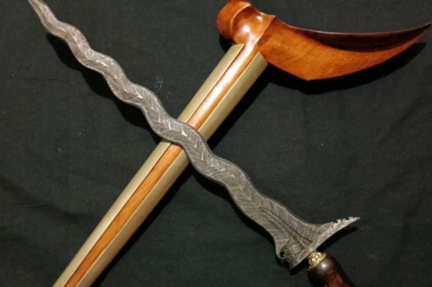 Keris dapur Sengkelat yang memiliki ciri khas luk 13. (ISTIMEWA)