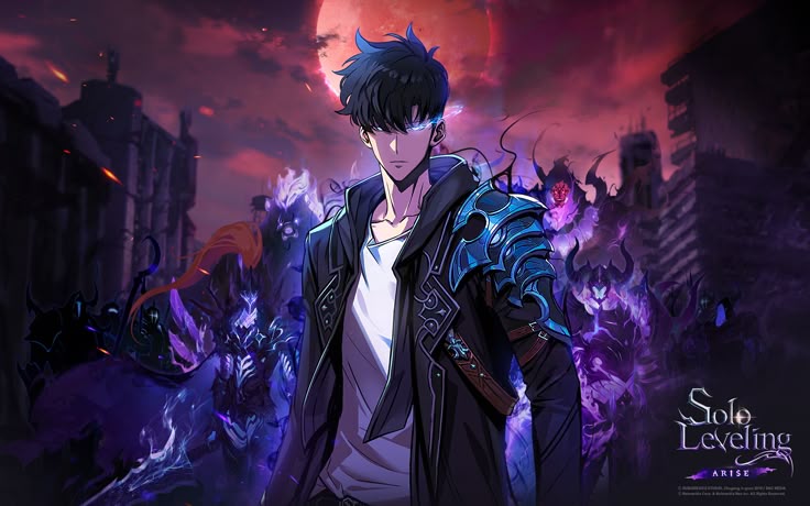 Perlawanan Jinwoo melawan Raja Semut Beru di Solo Leveling Episode 12 season 2
