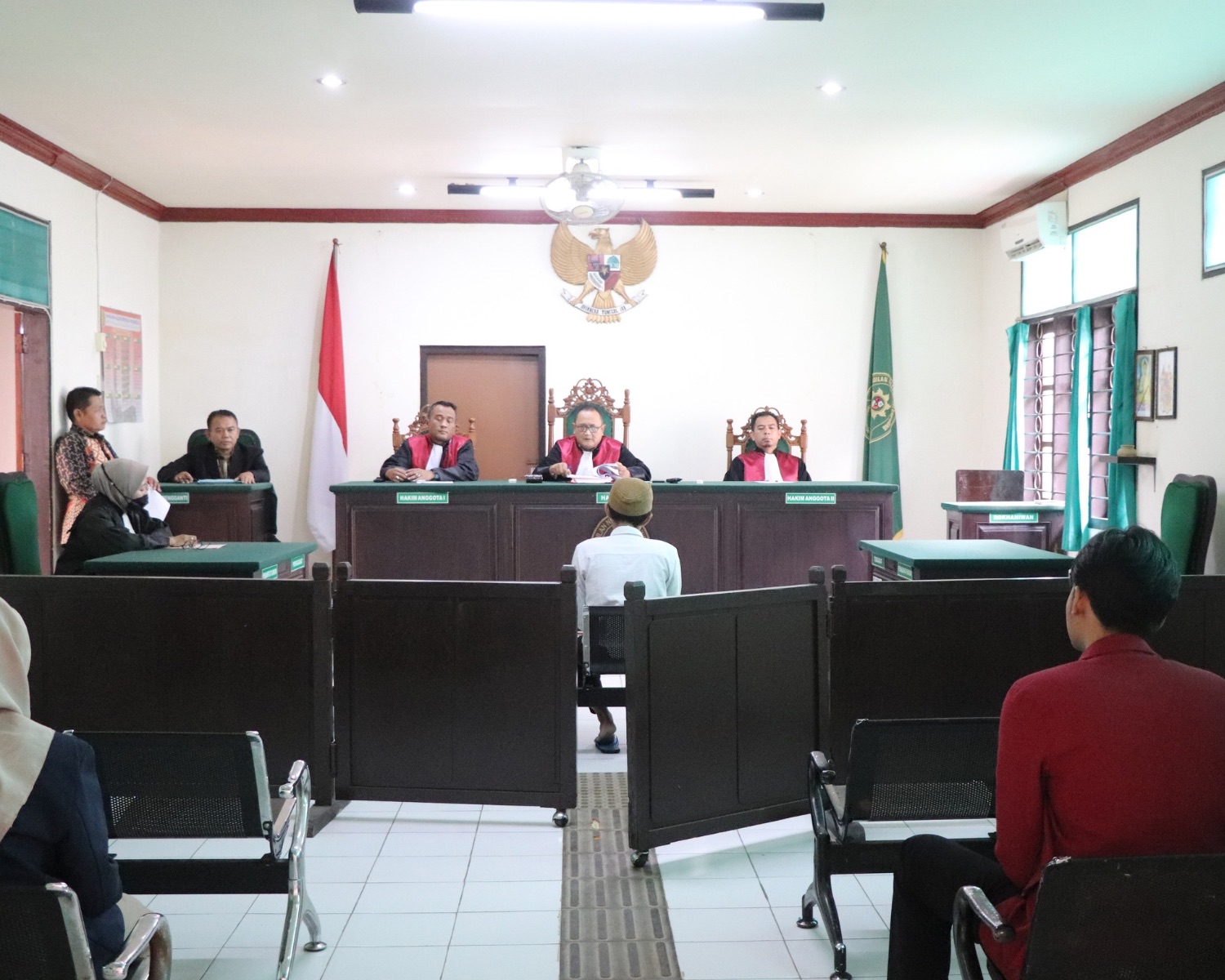 Suasana persidangan Arif Turyanto di Pengadilan Negeri Tulungagung