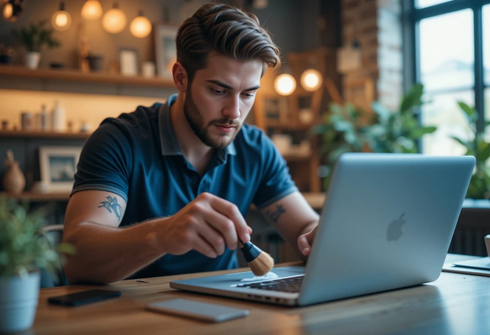 Laptop harus dirawat maksimal karena sangat dibutuhkan manusia. (EASE.AI)