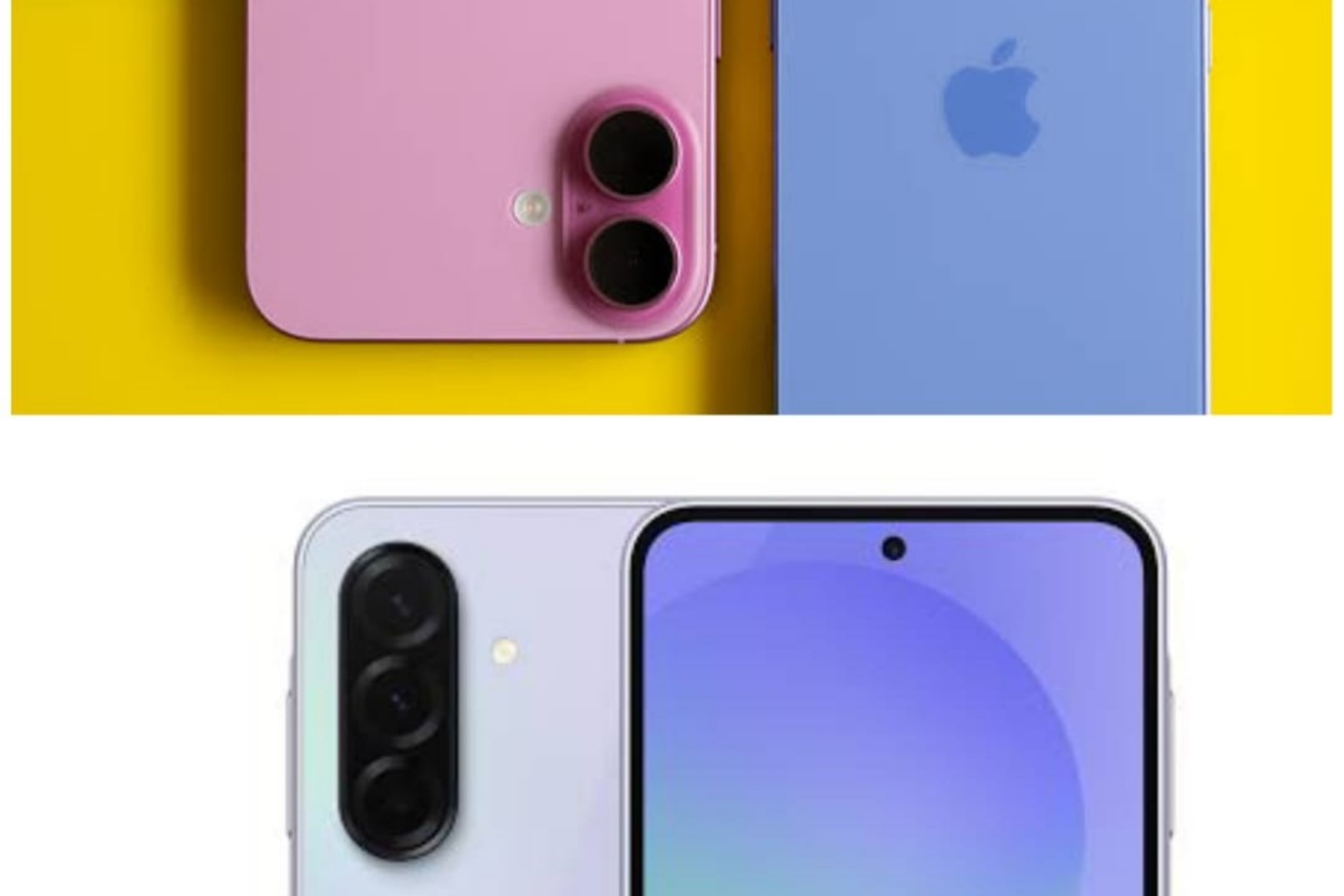 Samsung a56 memiliki keunggulan tersendiri dibanding iPhone 16. (THEVERGE.COM)