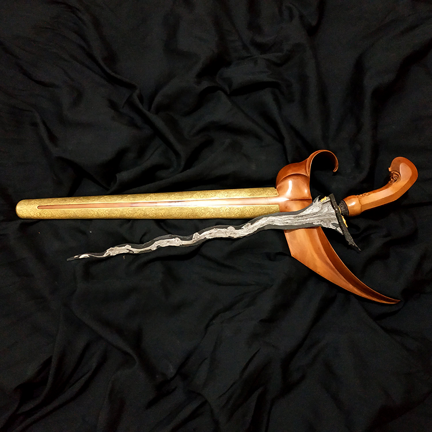 Keris sabuk Inten yang melambangkan kekayaan