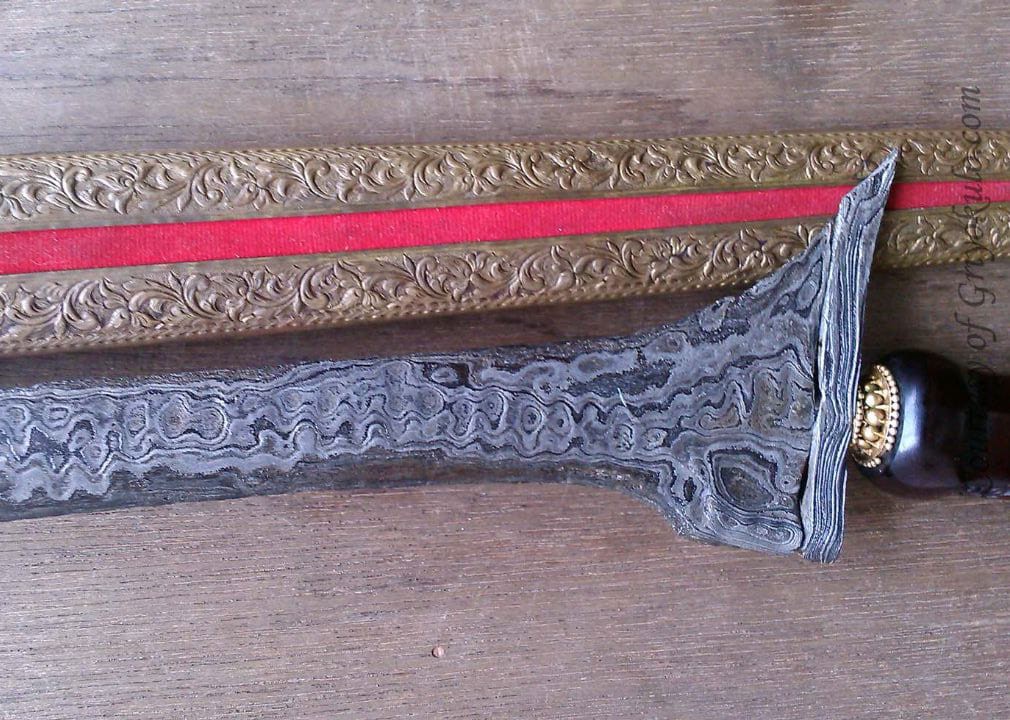 Contoh Keris Dengan Pamor Uler Lulut