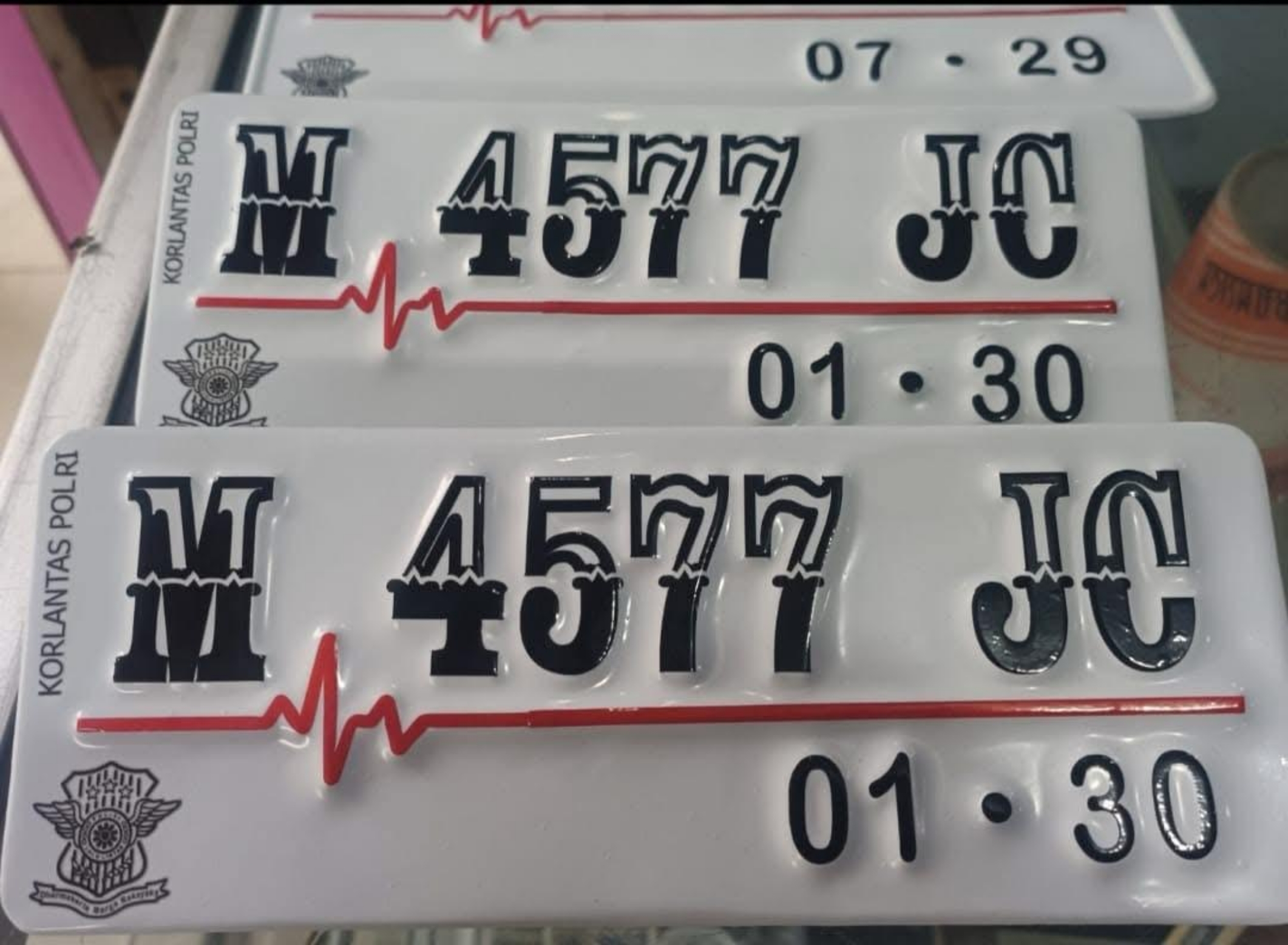 Pelat motor Madura untuk wilayah Bangkalan. (FACEBOOK SHELLA PRODUCKTION)