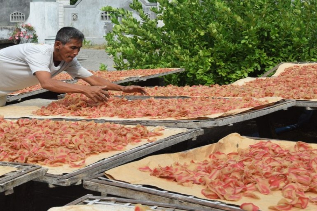 Kerupuk gaplek produksi warga Desa Pakisrejo, Kecamatan Rejotangan. (WEB DESA PAKISREJO)