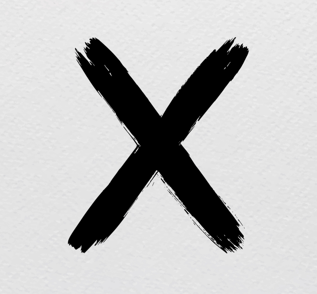 Simbol X Straight Edge (Freepik)