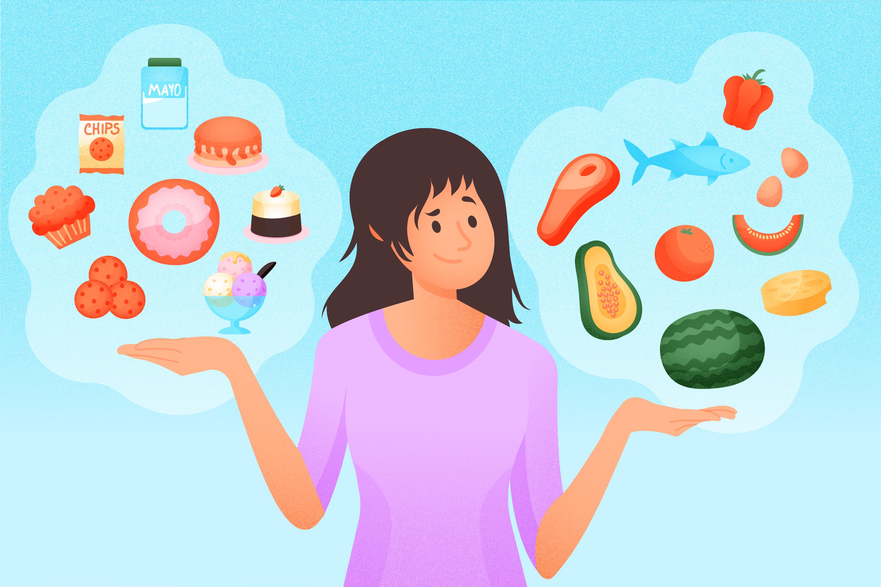 Ilustrasi organ punya tugas penting dan selera makannya (freepik)