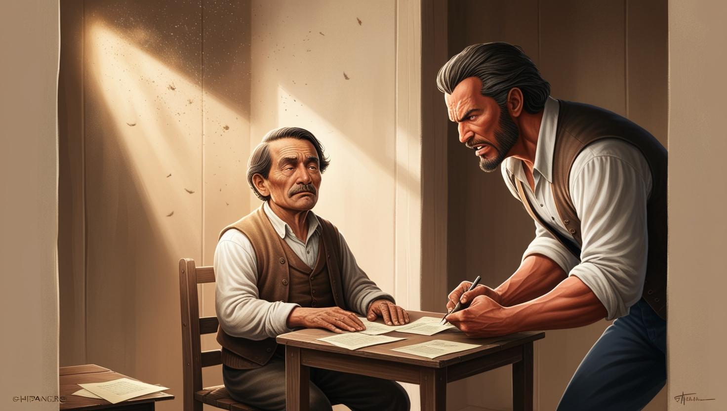 Ilustrasi perseteruan