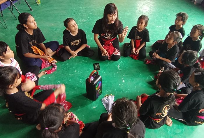 Sanggar Seni Candra Mustika Tulungagung sedang menggelar kegiatan kesenian beberapa waktu lalu