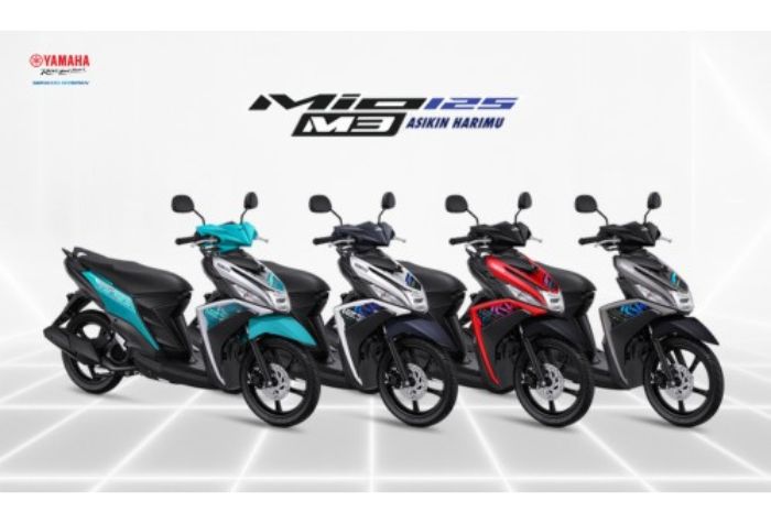 Yamaha Mio M3 tampil lebih kekinian dan sporty dengan banyak pilihan warna