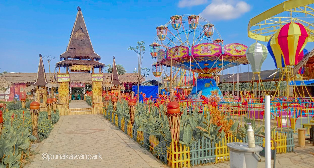 Taman Punakawan cocok untuk dinikmati sebagai tempat rekreasi bareng keluarga.(x.com/DesakuBanaran)