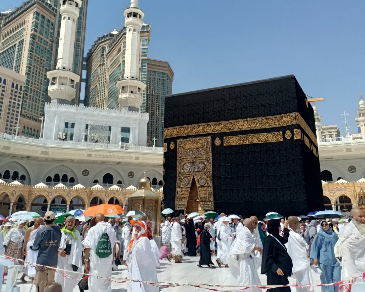 Jemaah haji melakukan rangkaian perbibadatan di Masjidil Haram, Makkah, beberapa waktu lalu.