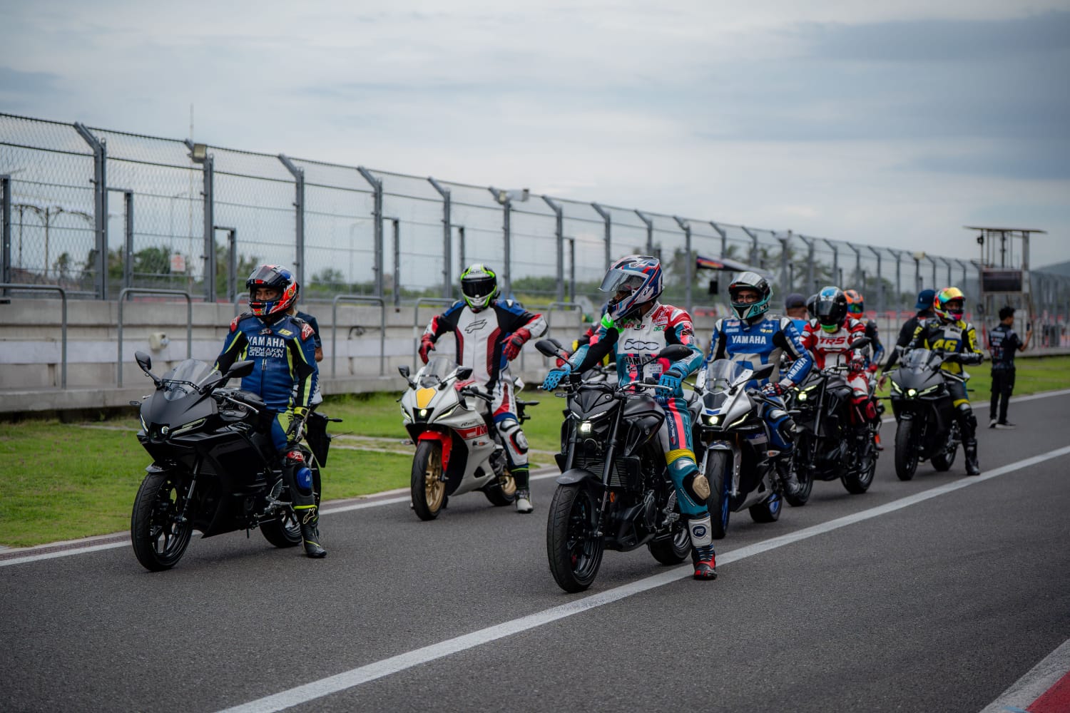 Perhelatan BLU CRU Yamaha Sunday Race di sirkuit Mandalika.