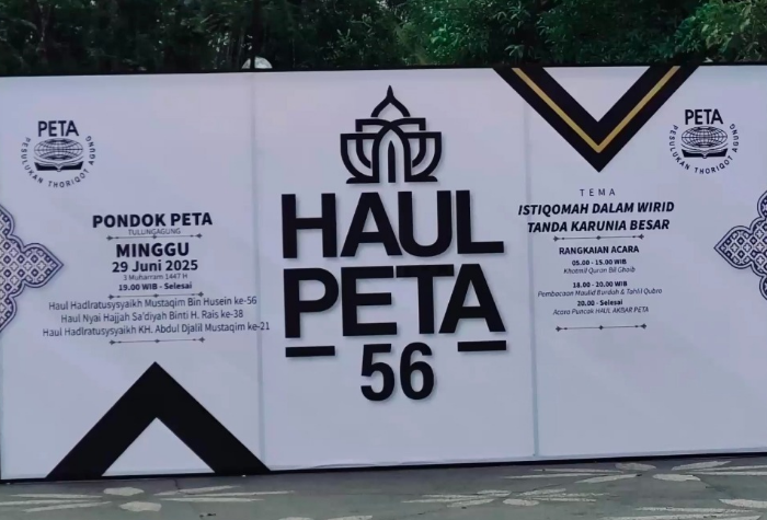 Haul Akbar Pondok PETA Tulungagung 2025 berlangsung khidmat dan cinta.