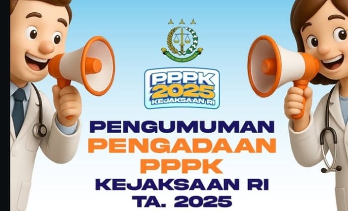 Kejaksaan Republik Indonesia kembali membuka peluang besar bagi para tenaga kesehatan untuk bergabung sebagai Pegawai Pemerintah dengan Perjanjian Kerja (PPPK) Tahun 2025.